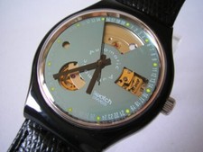 SWATCH AUTOMATIC BLACK MOTION