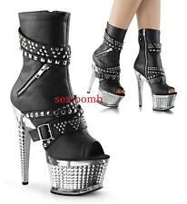 sexy STIVALETTI SPUNTATI tacco