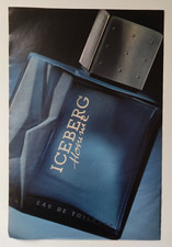 Pubblicita' Advertising Werbung Clipping Iceberg Homme Profumo Uomo Blu 1993(R2)