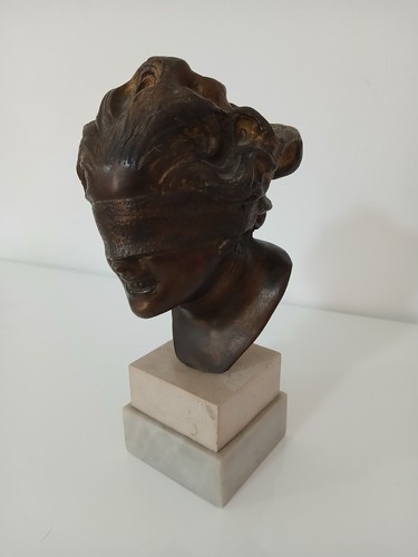 Busto scultura bronzo dea - busto,