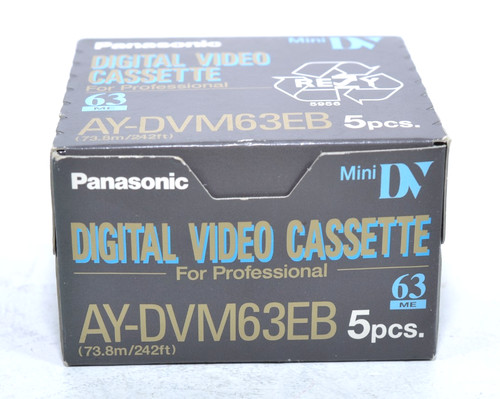 Panasonic dvm63eb cassette - panasonic, ay-dvm63eb