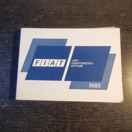 Manuale dati caratteristici - manuale,