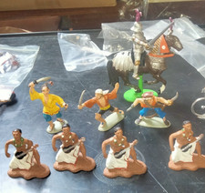 Britains Fontanini lotto 8 soldatini 1/32 anni 60-70