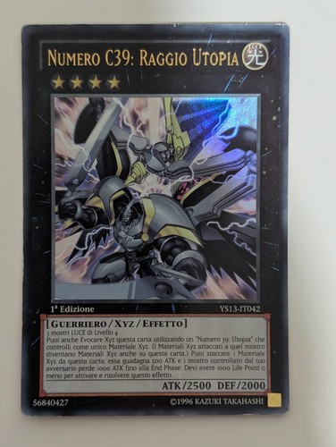 Numero c39 raggio - c39,