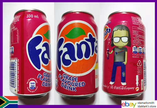 Lattina vuota fanta sudafrica - lattina,