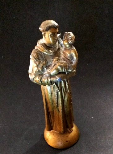 Vintage statuetta sant - vintage,
