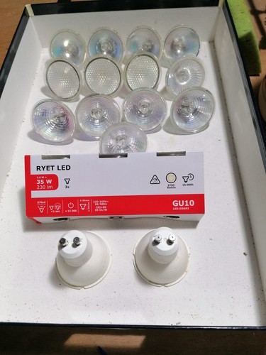 Faretti alogene gu 5 3 - 18,