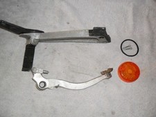 Kawasaki KL KLR 600 pedale freno poggiapiedi passeggero +(1985)