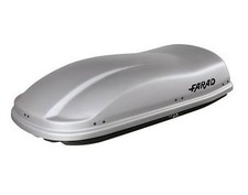 BOX AUTO DA TETTO FARAD 400 LT GRIGIO SATINATO F3 - BAULE PORTAPACCHI