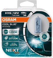2x Osram H15 Cool Blue Intense