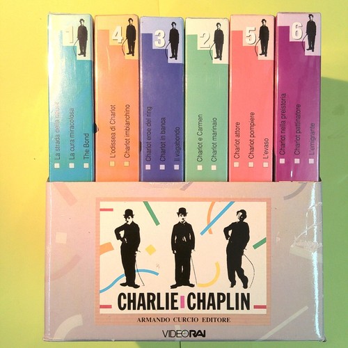 Charlie chaplin vhs 6 - 6, +