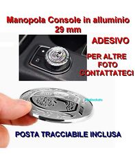 Stemma per Mercedes AMG tasto console 29 mm alluminio LOGO fregio 3d emblema 