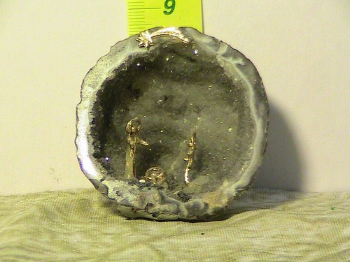 Bellissimo presepe nel geode - nel,