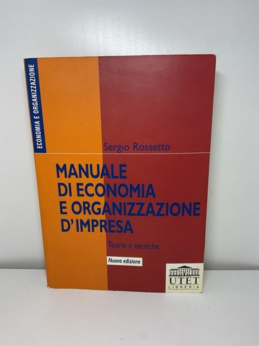 Libro manuale economia e - manuale, di