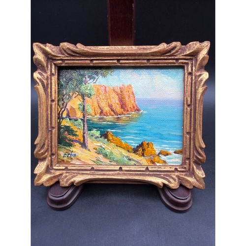 Dipinto olio vintage erka - dipinto,