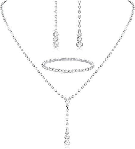 Set gioielli sposa goccia - set,