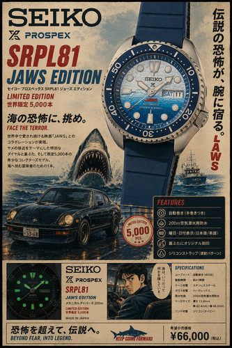 Seiko prospex jaws sbdy137 - jaws,
