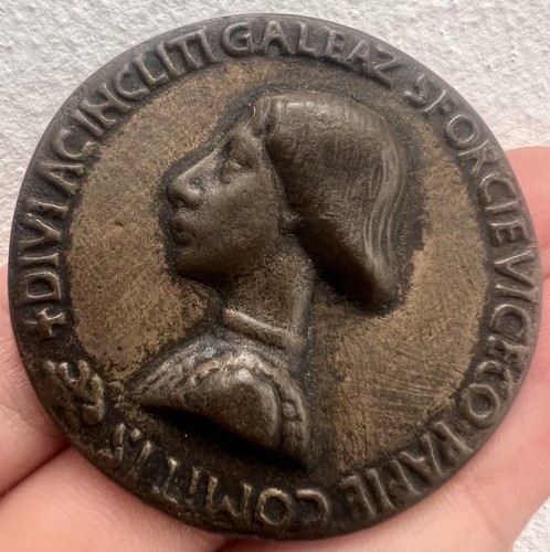 Medal after 1457 galeazzo - medal,