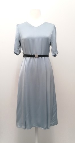 Abito donna manica corta blu