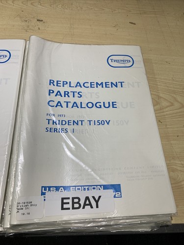 Catalogo ricambi triumph t150v - ricambi,