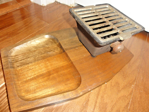 Mini griglia hibachi ghisa - mini,