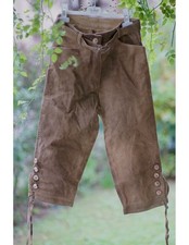 PANTALONI tg. 42 italiana  PELLE LEDERHOSEN TIROLESE DONNA