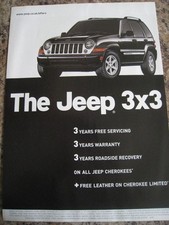 JEEP 3X3 CHEROKEE 2005 ADVERT