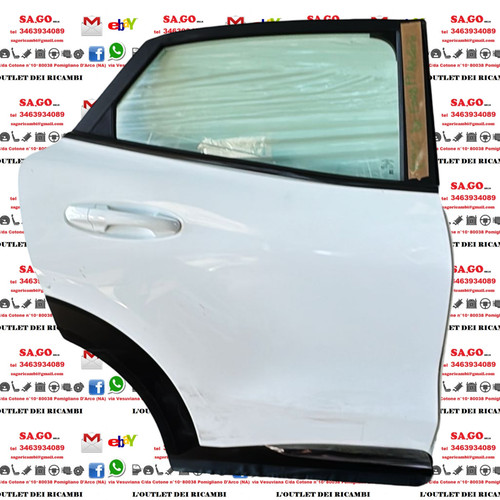 Portiera posteriore destra - portiera, dx