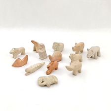 Piccoli animali in pietra saponaria - talco 5cm 13pezzi