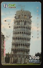 A752 CNC China Phone Card Torre di Pisa