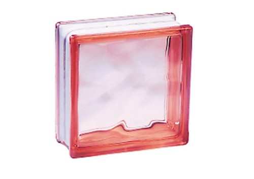 Vetromattone ondulato rosa - vetromattone,