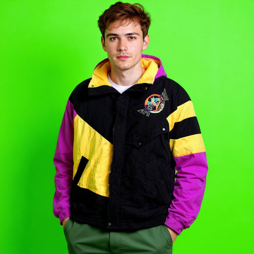 Vintage 80s 90s - , colorblock
