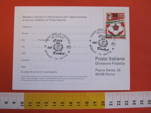 Italia annullo cancel 2001 - annullo,