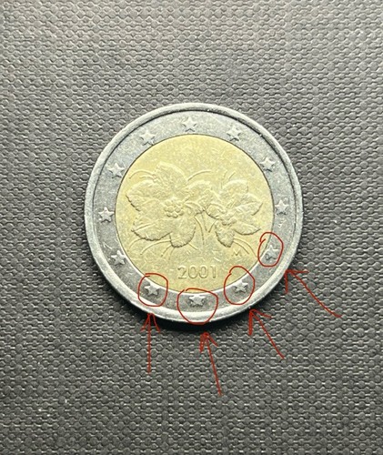 Errore conio moneta - conio, euro