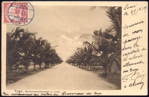 Togo 1907 cartolina - , del