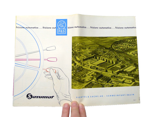 Brochure 1950 fichtel sachs - brochure,