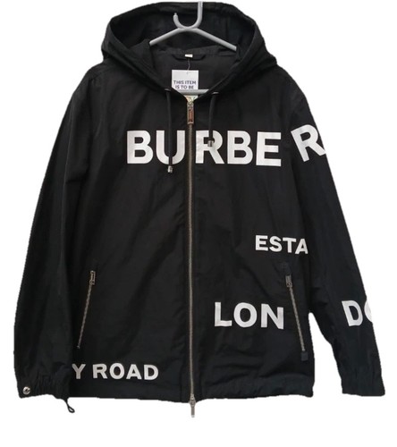 Burberry cappotto uomo nero