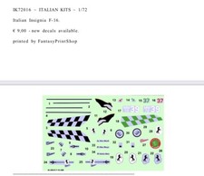 decals 1:72.  f 16 insigna
