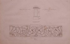 1825 Acquaforte Stampa Antico