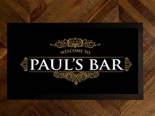 Personalised Bar mat - with