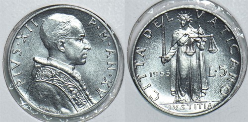 Vaticano 1953 lire 198656 - 1953,