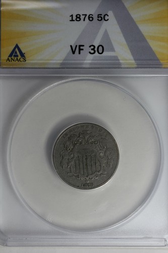 1876 anacs 30 scudo - anacs, vf