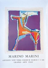 Marino MARINI "Arciere viola"