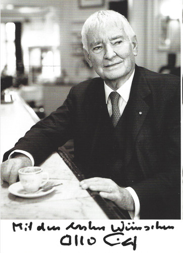 Autografo otto schily - autografo,