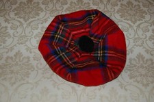 Highland - Cappello Berretto donna, scozzese, tartan rosso, vedi misure