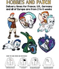 Patch Hercules Disney Pegaso Ade Pena Panico toppa termoadesiva iron on Ercules