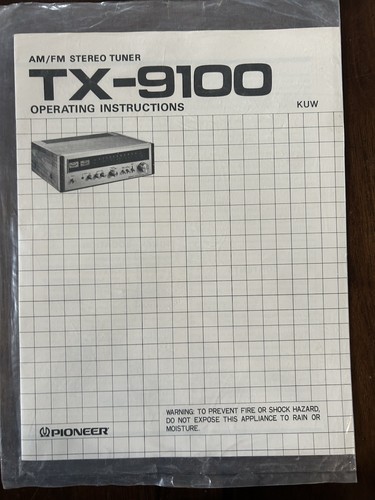 Pioneer 9100 ricevitore - tx-9100,