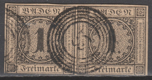 Vecchia germania baden 1851 - baden, mi