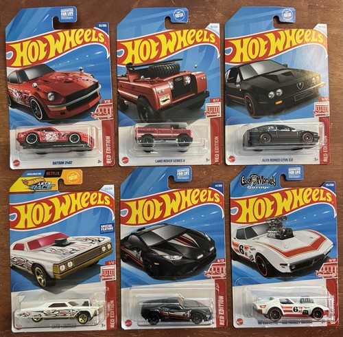 Hot wheels red edition set - red,
