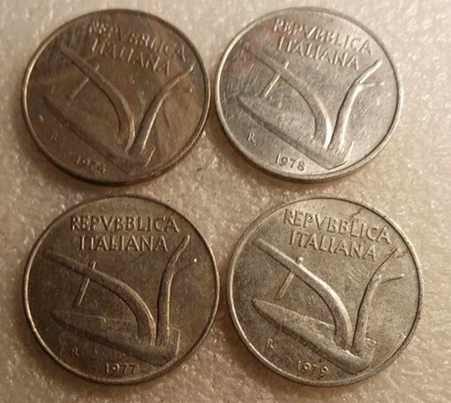 Monete lire spighe - lire,